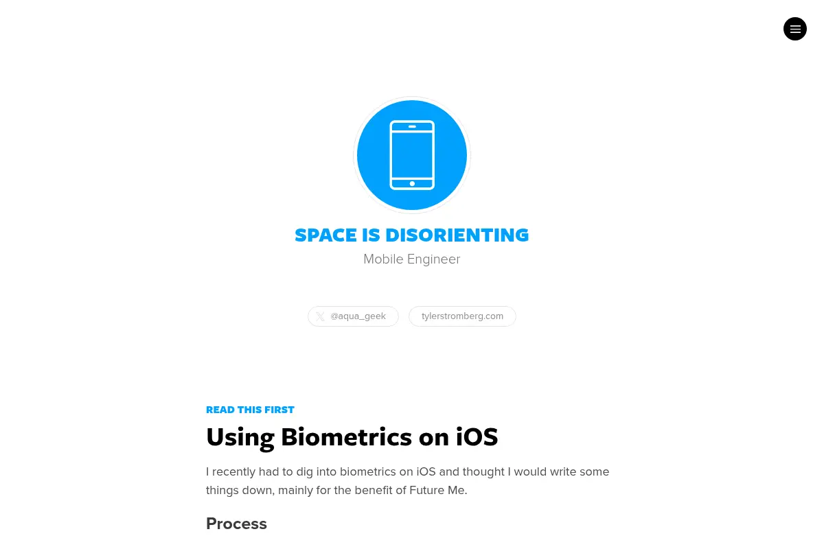 Space is Disorienting