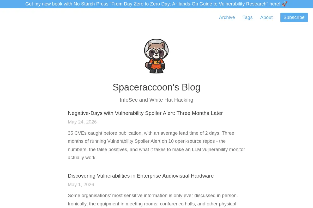 Spaceraccoon's Blog