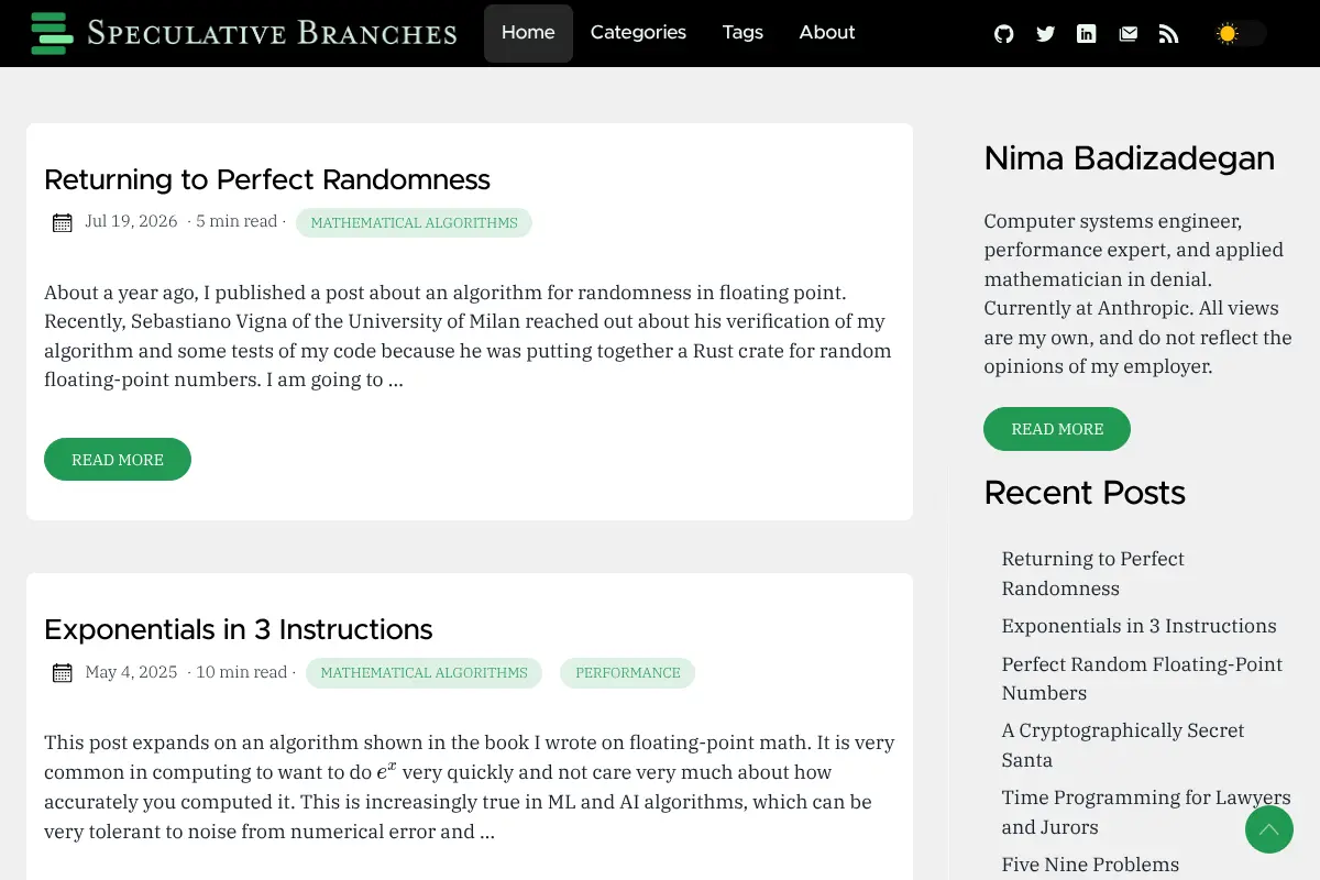 Speculative Branches