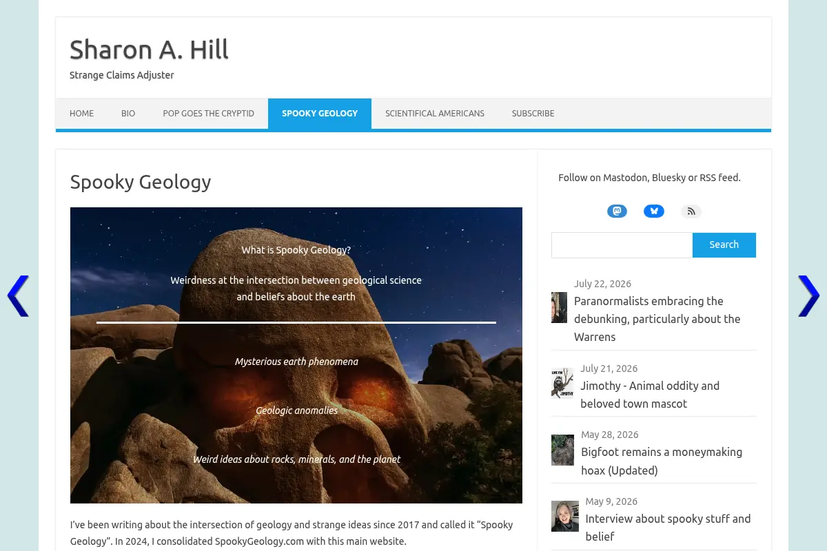 Spooky Geology