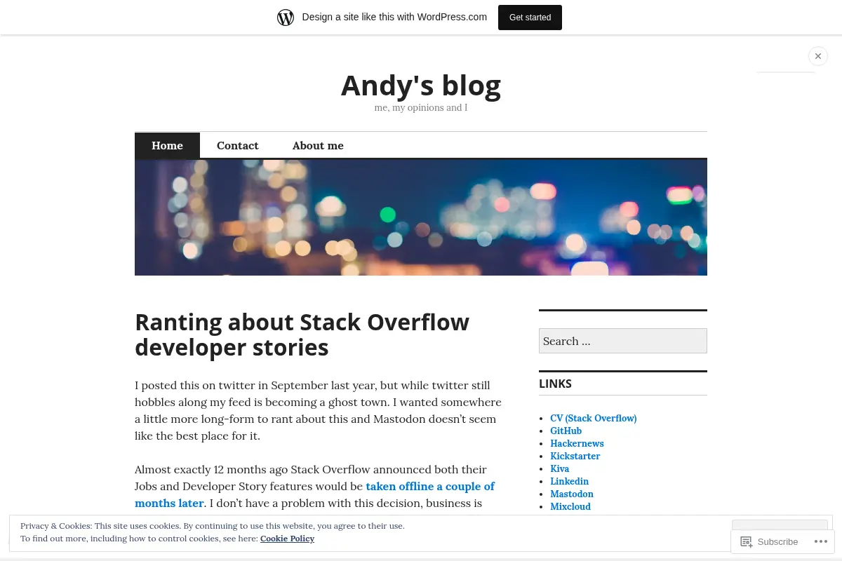 Andy's blog
