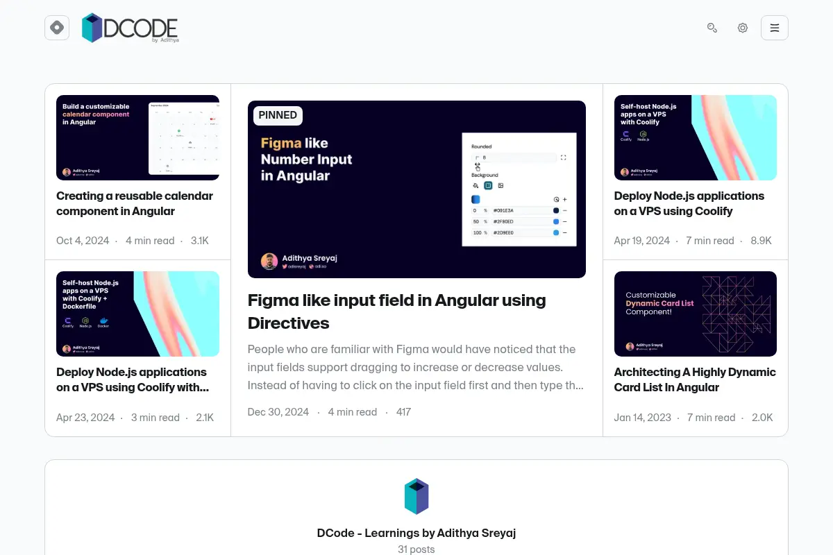 DCode - Learnings by Adithya Sreyaj