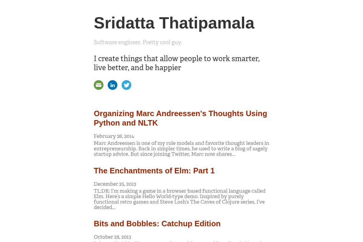 Sridatta Thatipamala