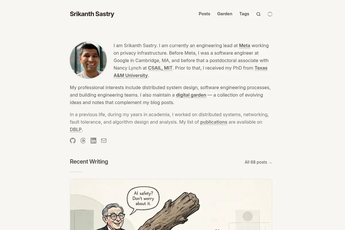 Srikanth Sastry
