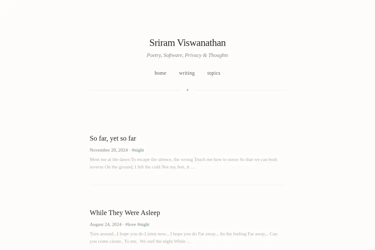 Sriram Viswanathan