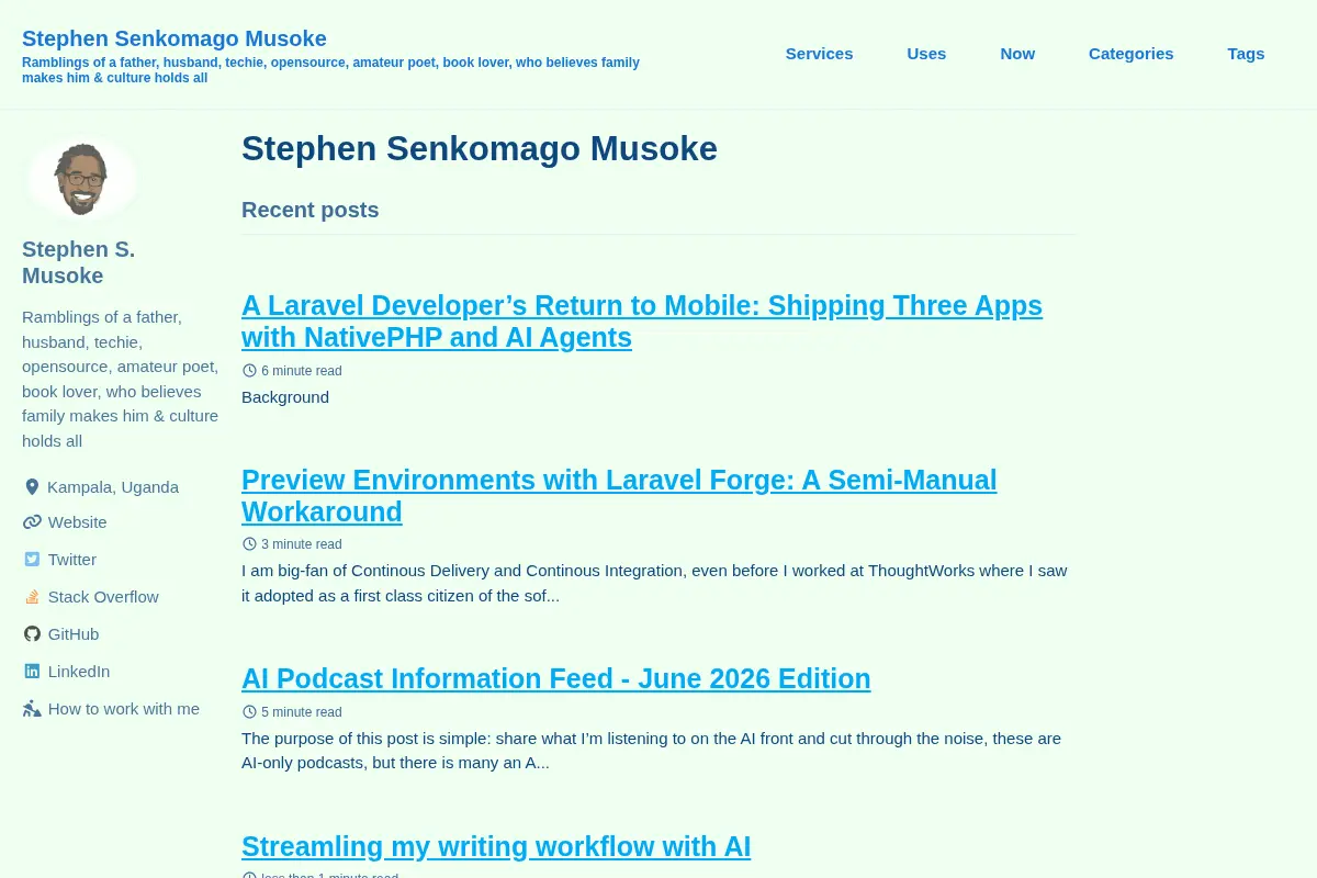 Stephen Senkomago Musoke