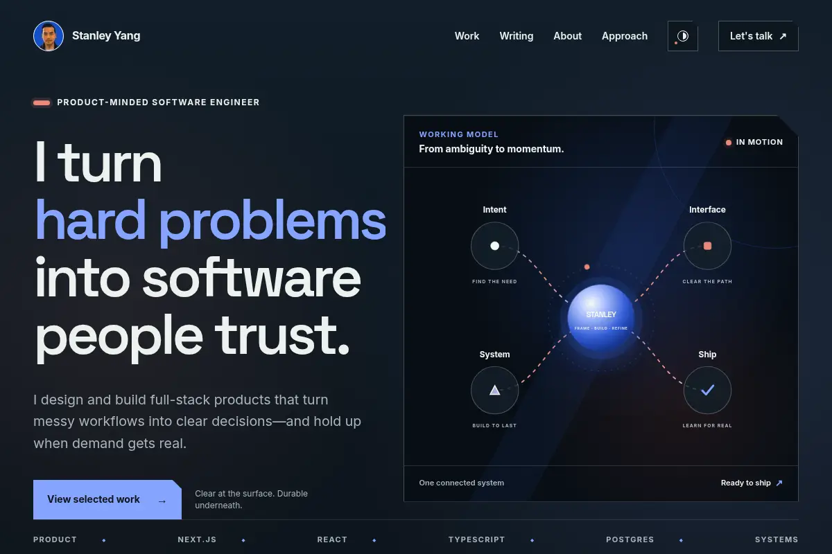 Stanley Yang — Software Engineer