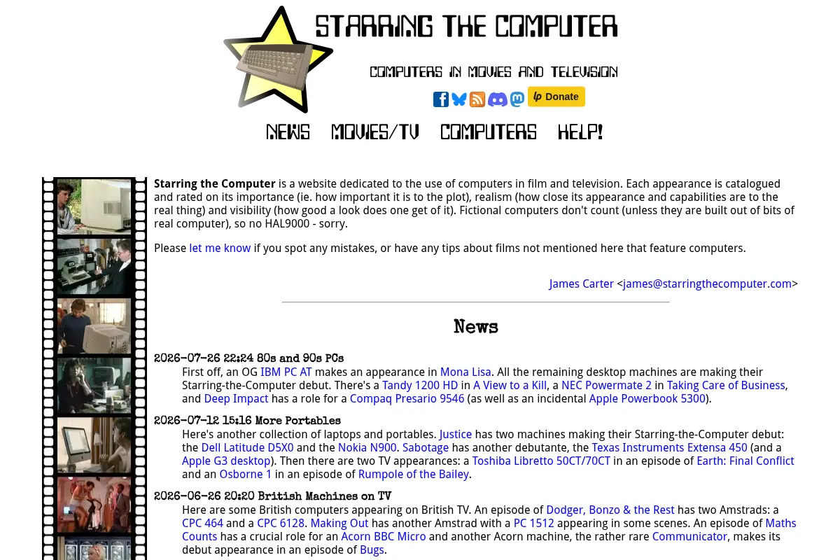 Starring the Computer