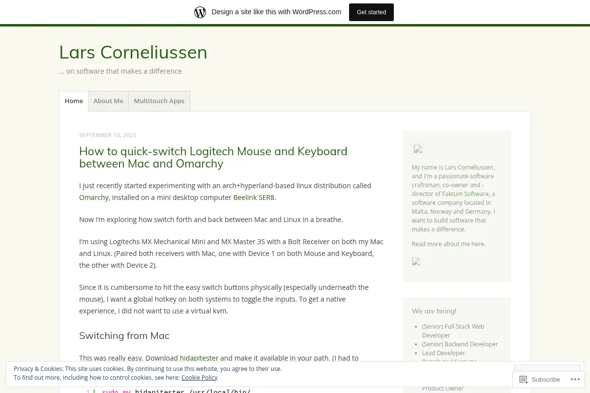Lars Corneliussen – … on software that makes a difference