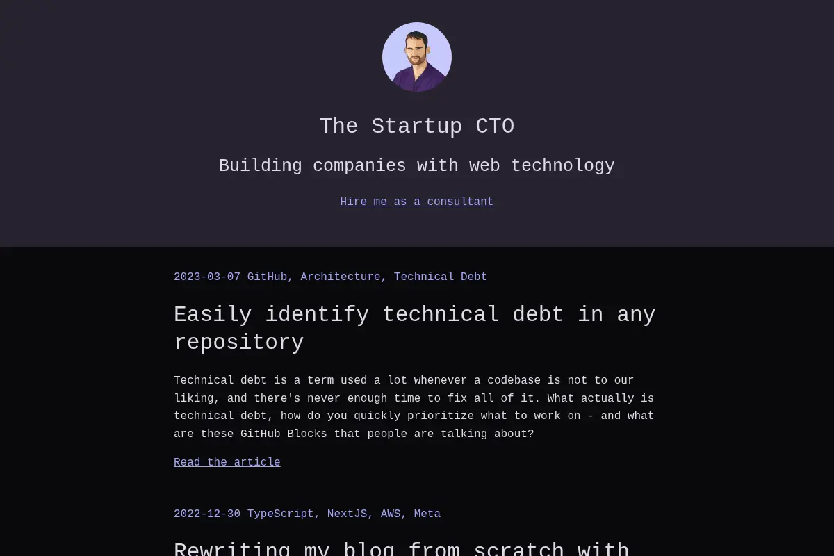 The Startup CTO