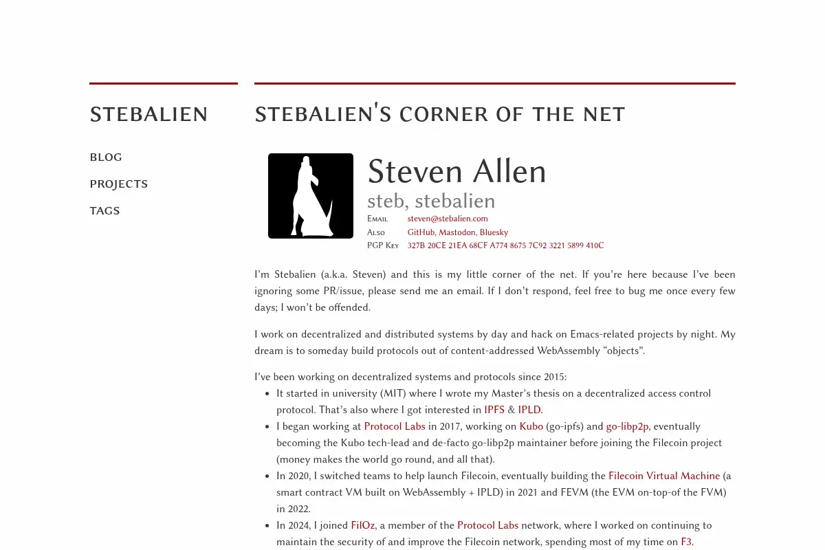 Stebalien's Corner Of The Net