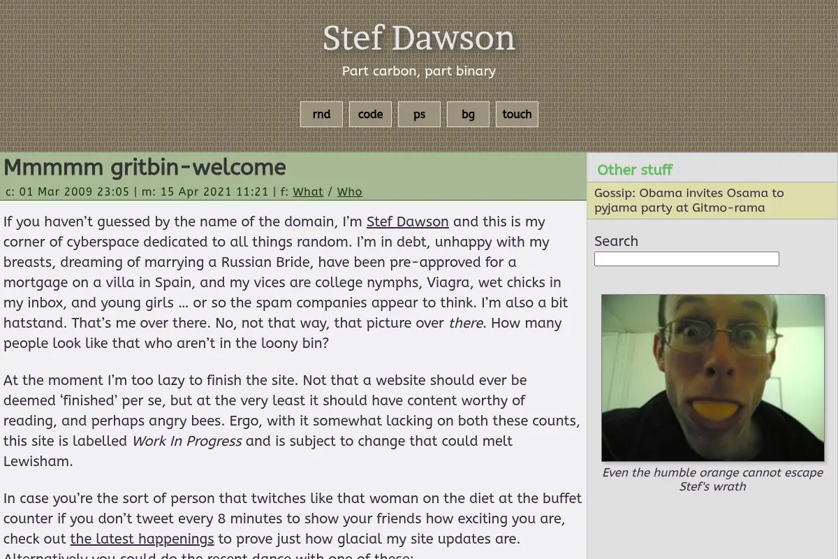 Stef Dawson: Weirdo
