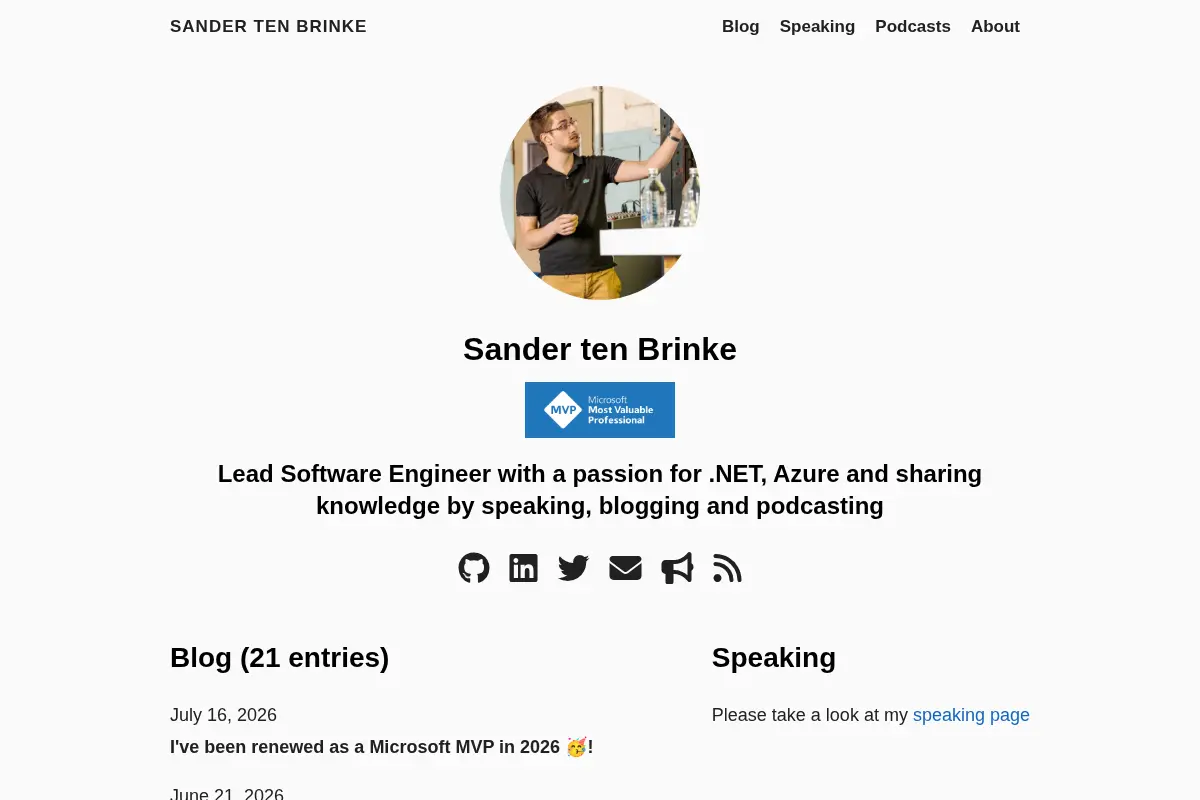 Sander ten Brinke