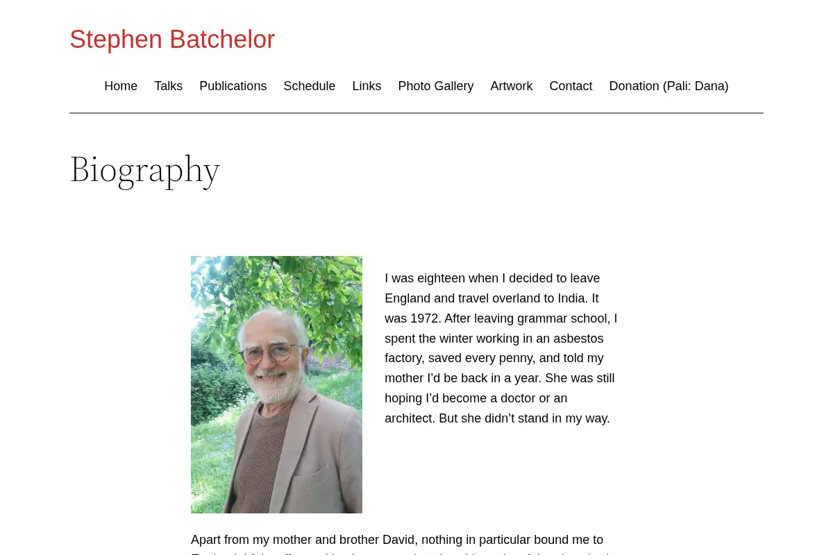 Stephen Batchelor