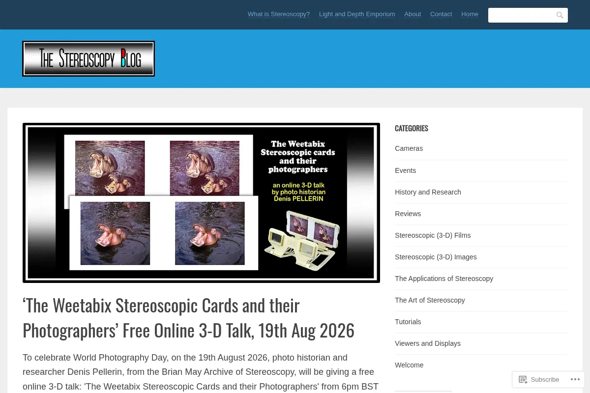 The Stereoscopy Blog