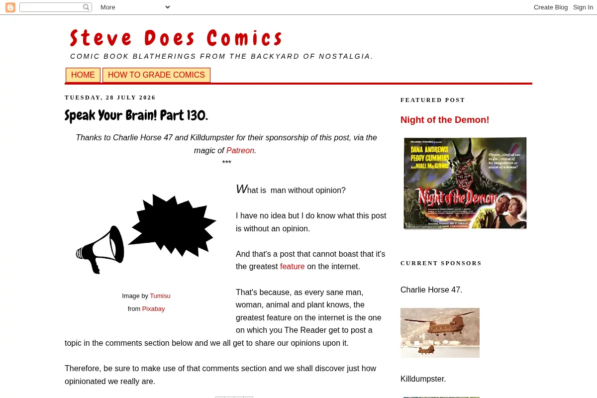 Steve Does Comics