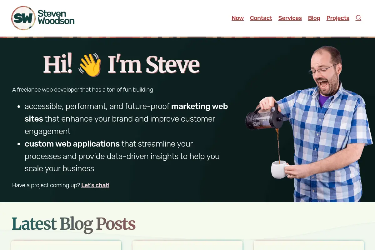 Steven Woodson - Web Dev Consultant