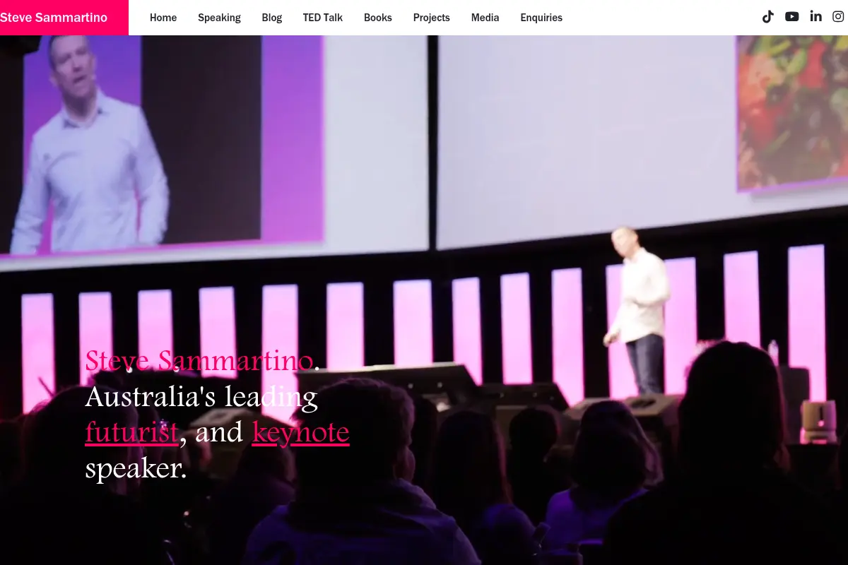Steve Sammartino - Australian Futurist, Author, Technologist & Speaker