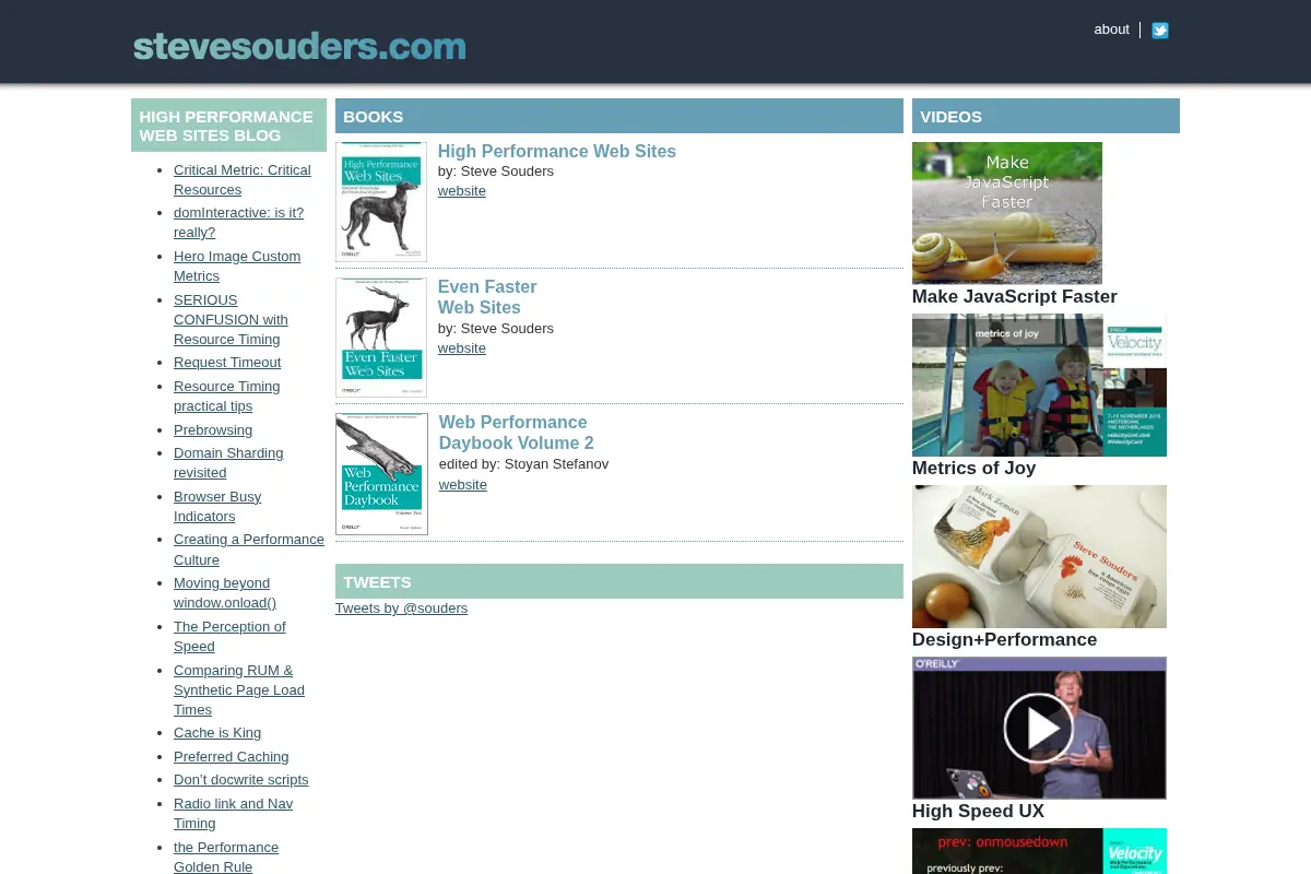 Steve Souders - High Performance Web Sites