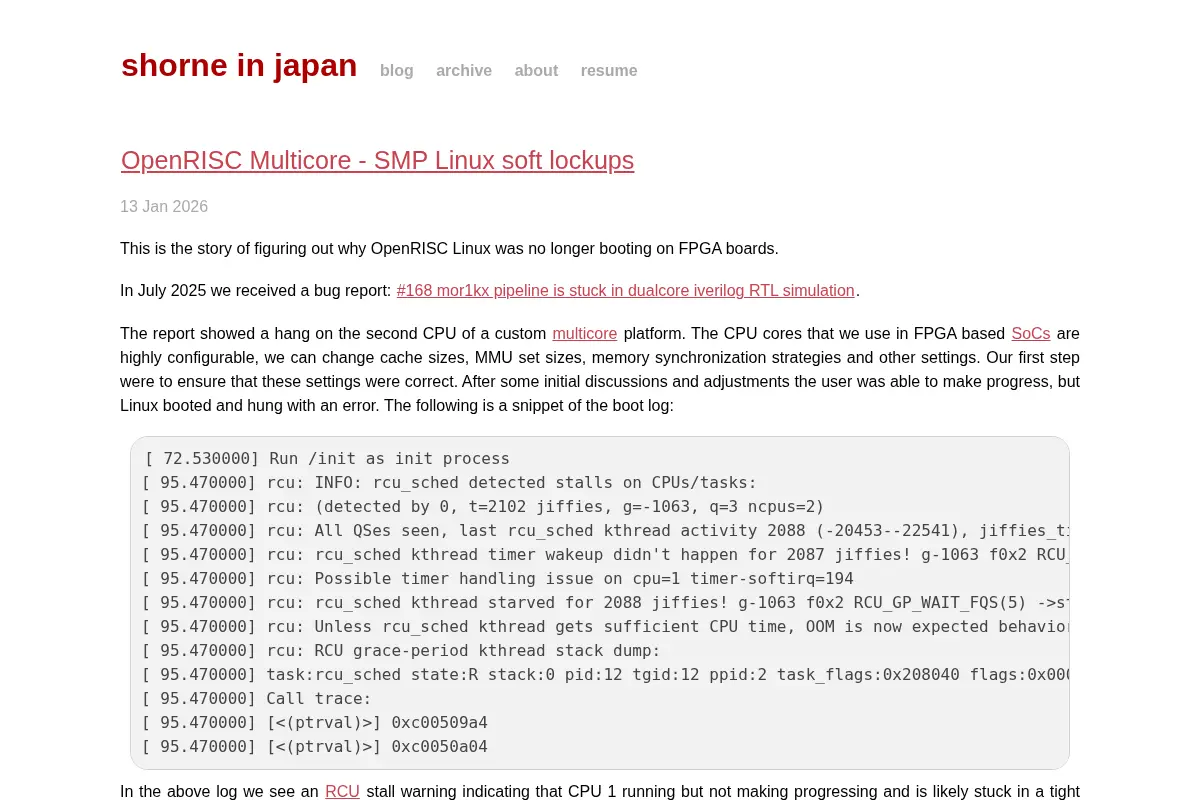 Stafford Horne's Blog - shorne in japan