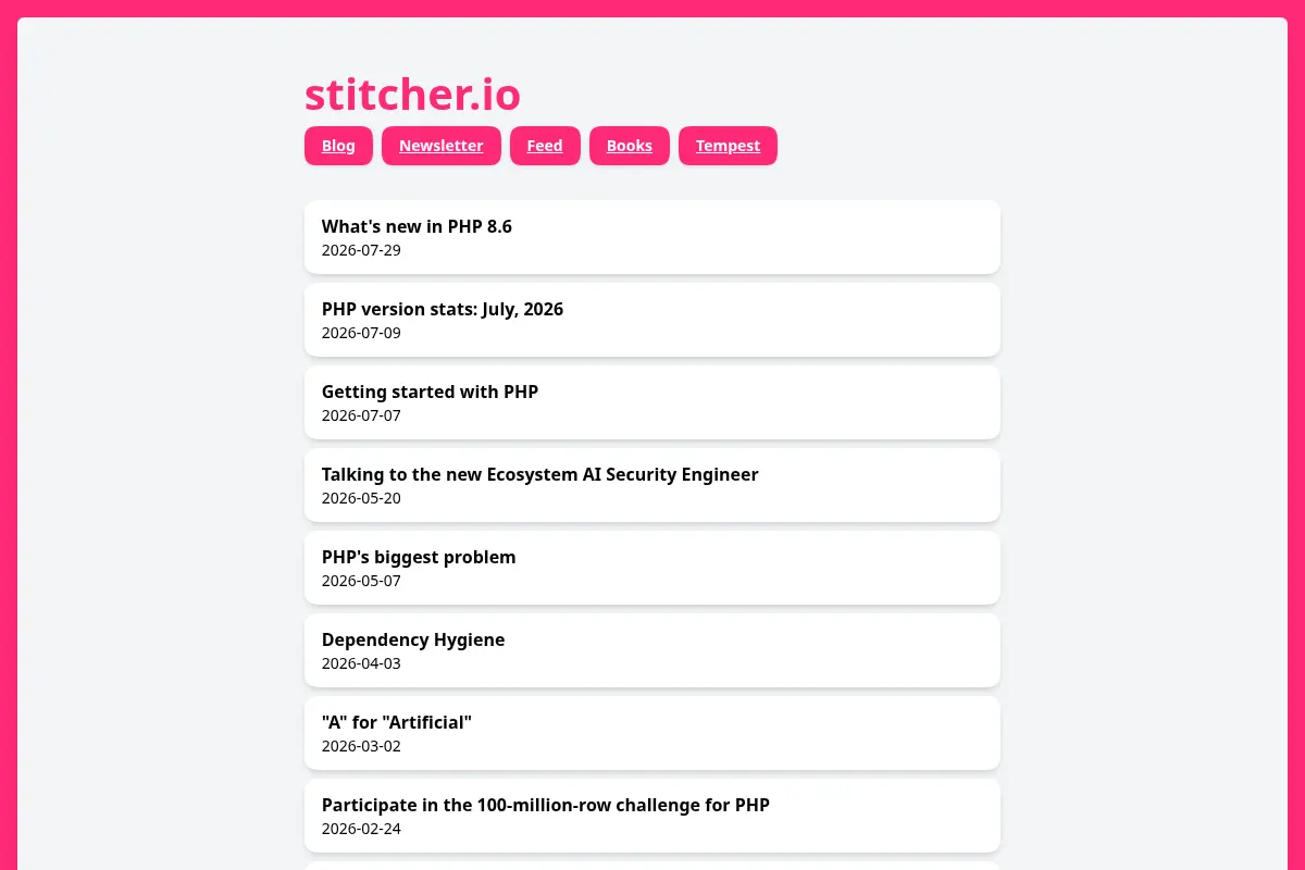 stitcher.io