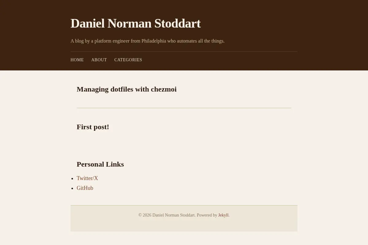 Daniel Norman Stoddart