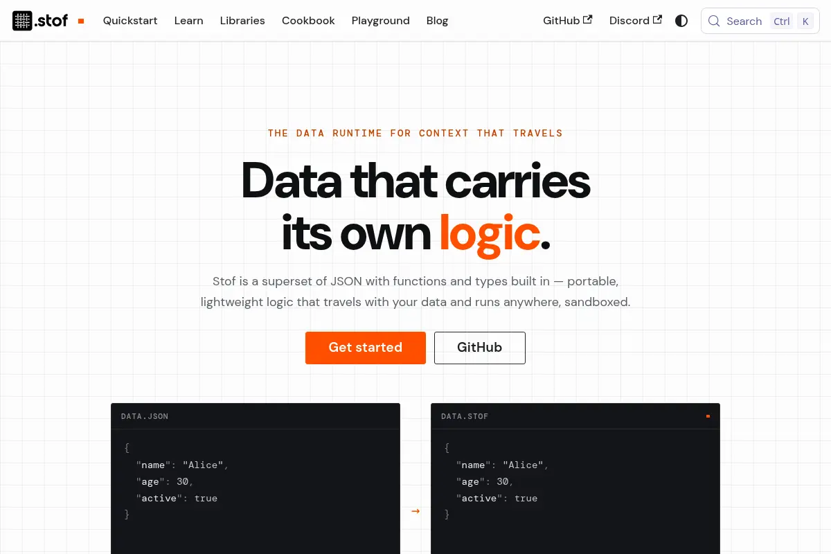 Stof: A Portable Data Runtime