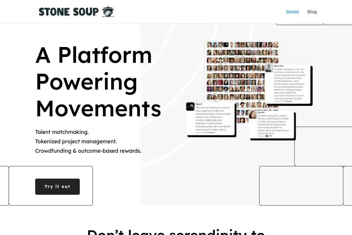 Stone Soup Vision