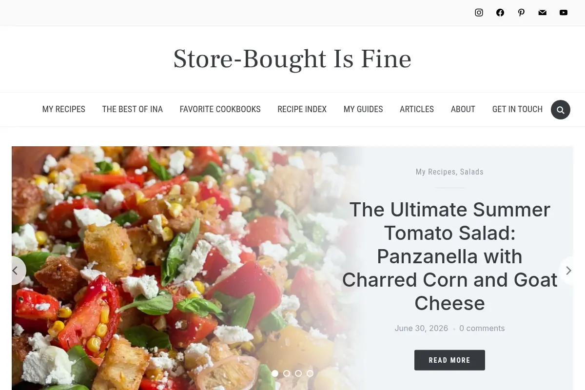 Store-Bought Is Fine