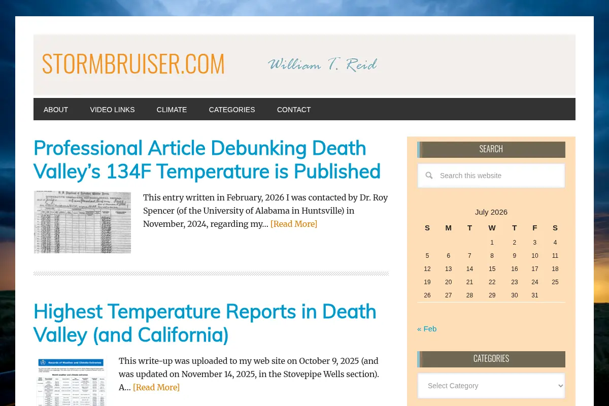 Stormbruiser.com – William T. Reid