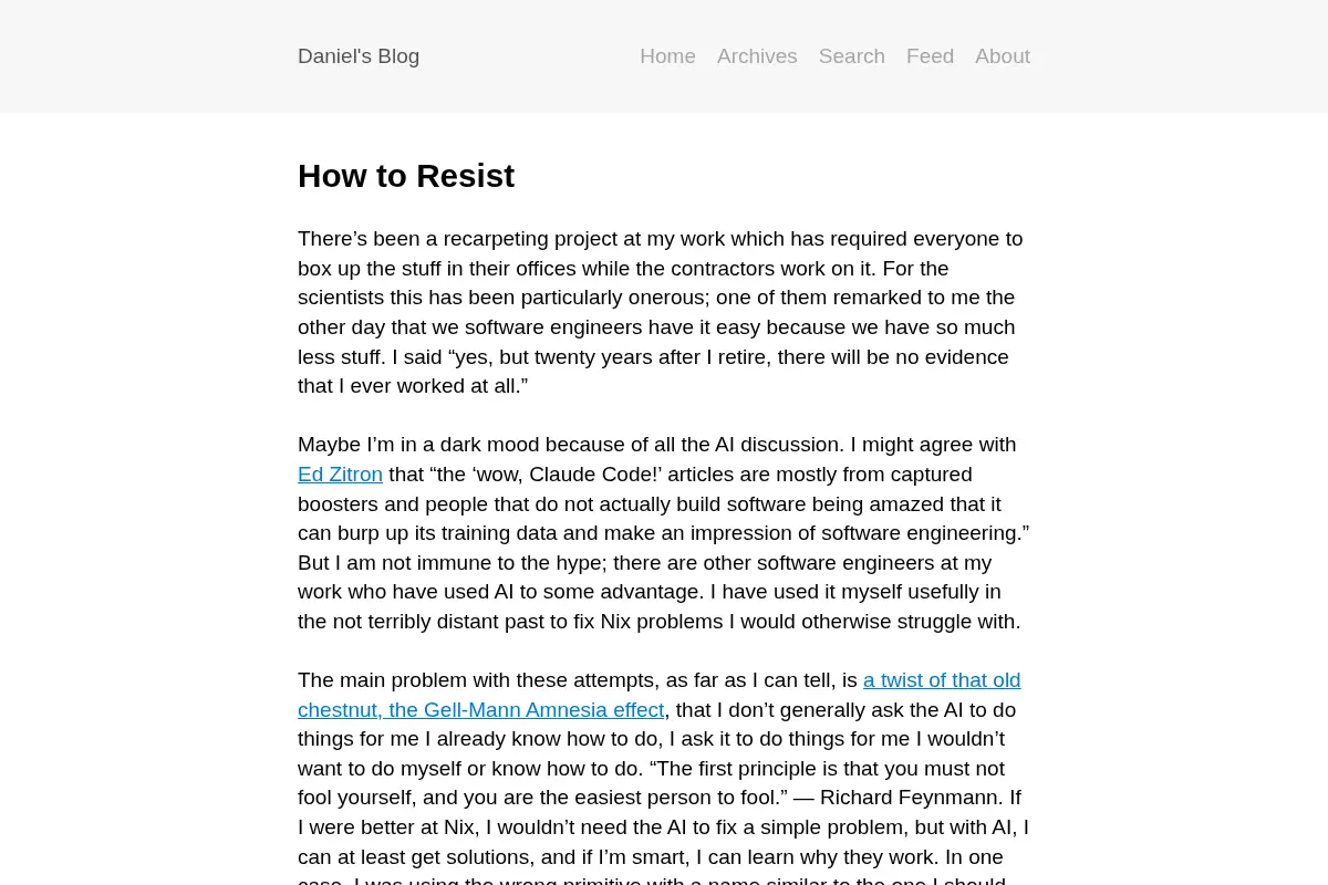 Daniel's Blog