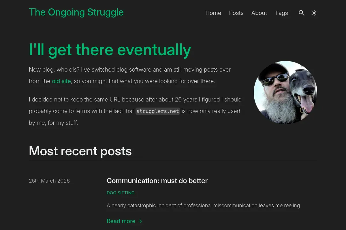 The Ongoing Struggle