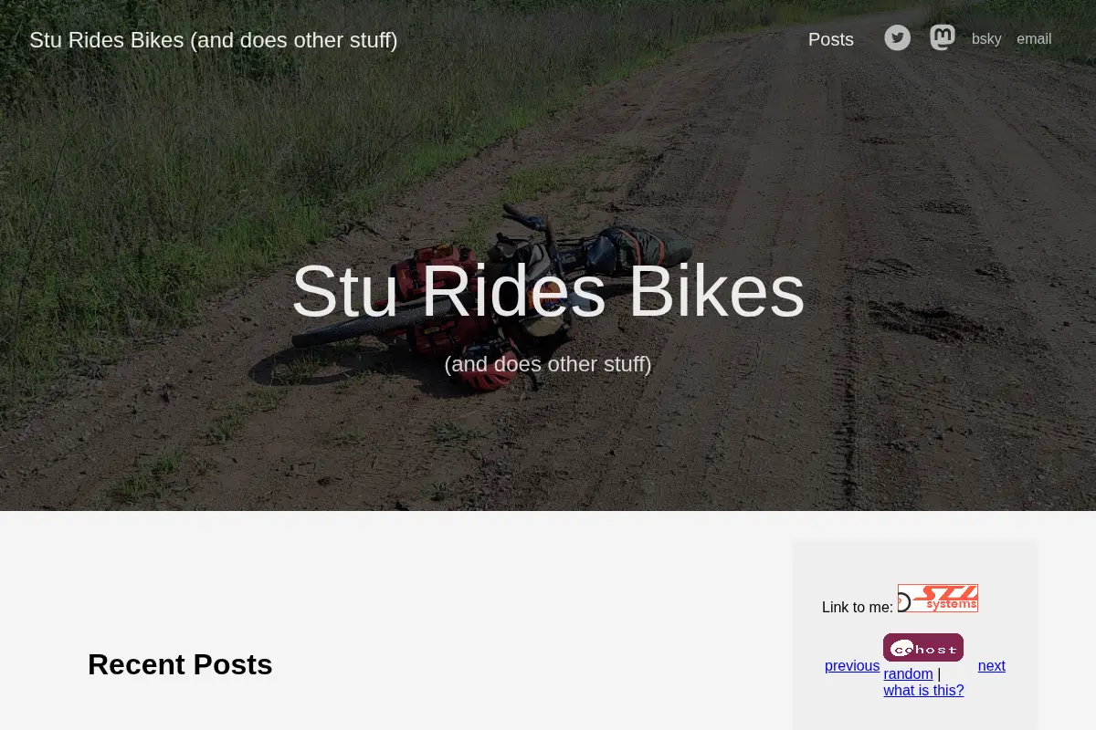 Stu Rides Bikes