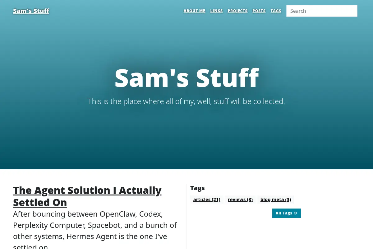 Sam's Stuff