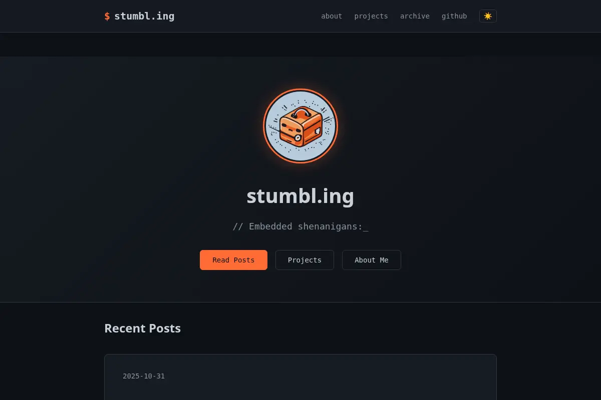 stumbl.ing
