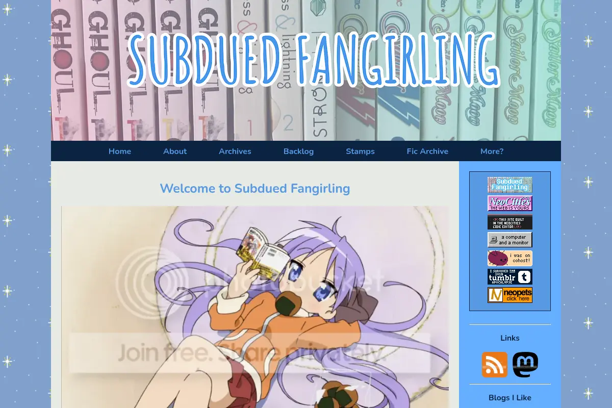 Subdued Fangirling
