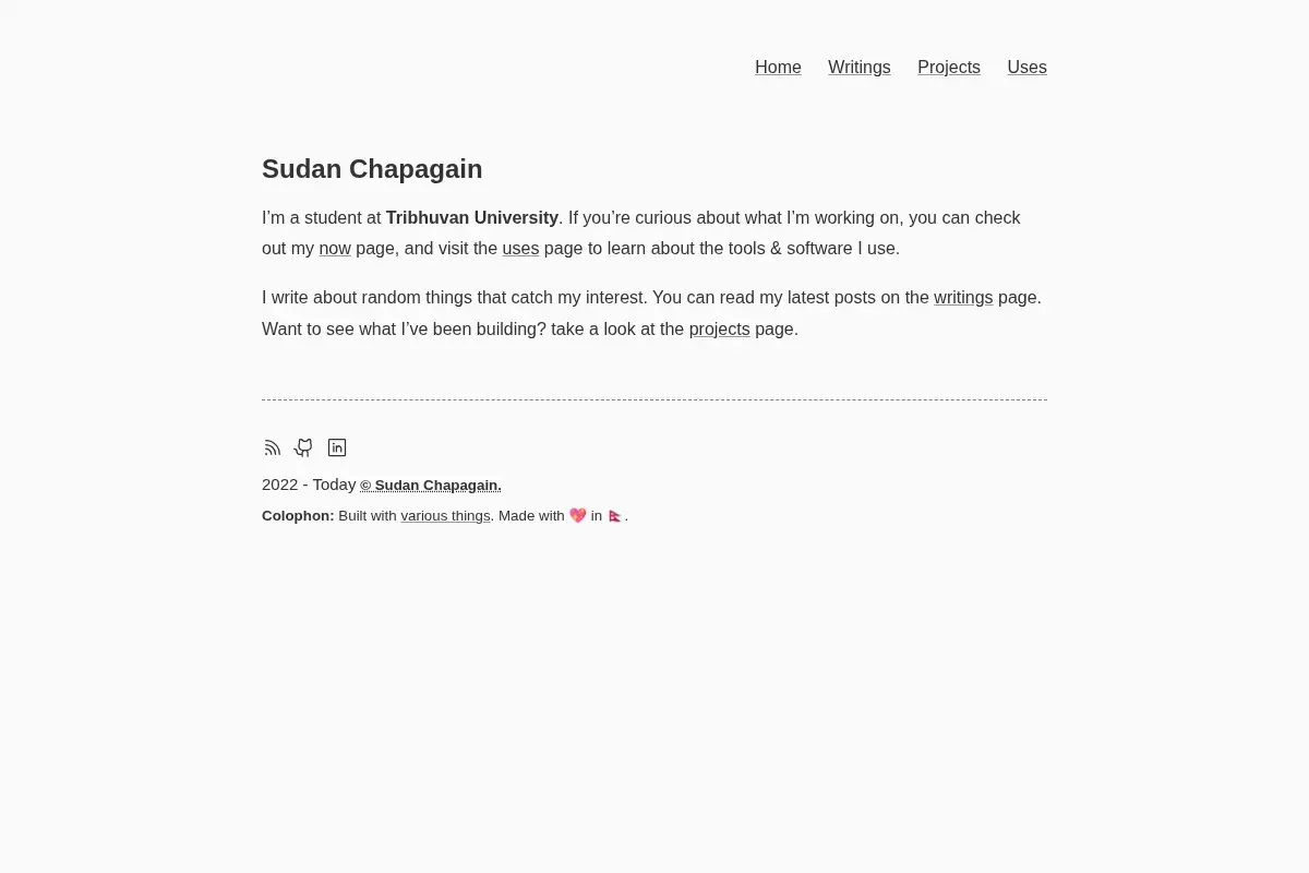Sudan Chapagain
