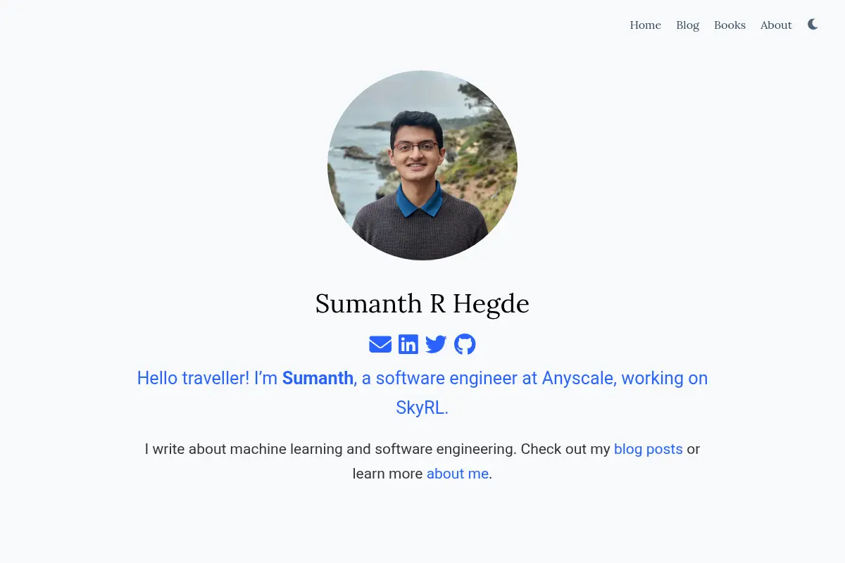 Sumanth's Personal Website