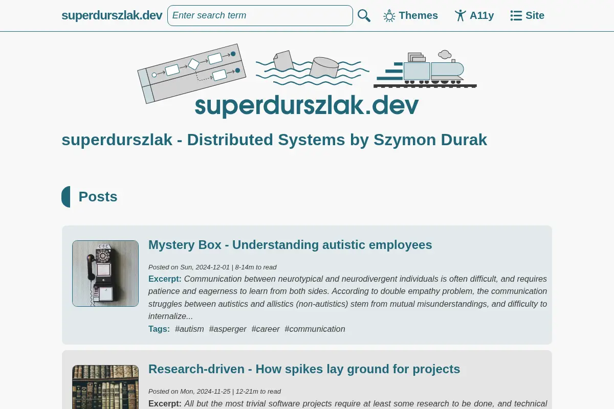 superdurszlak - Distributed Systems by Szymon Durak