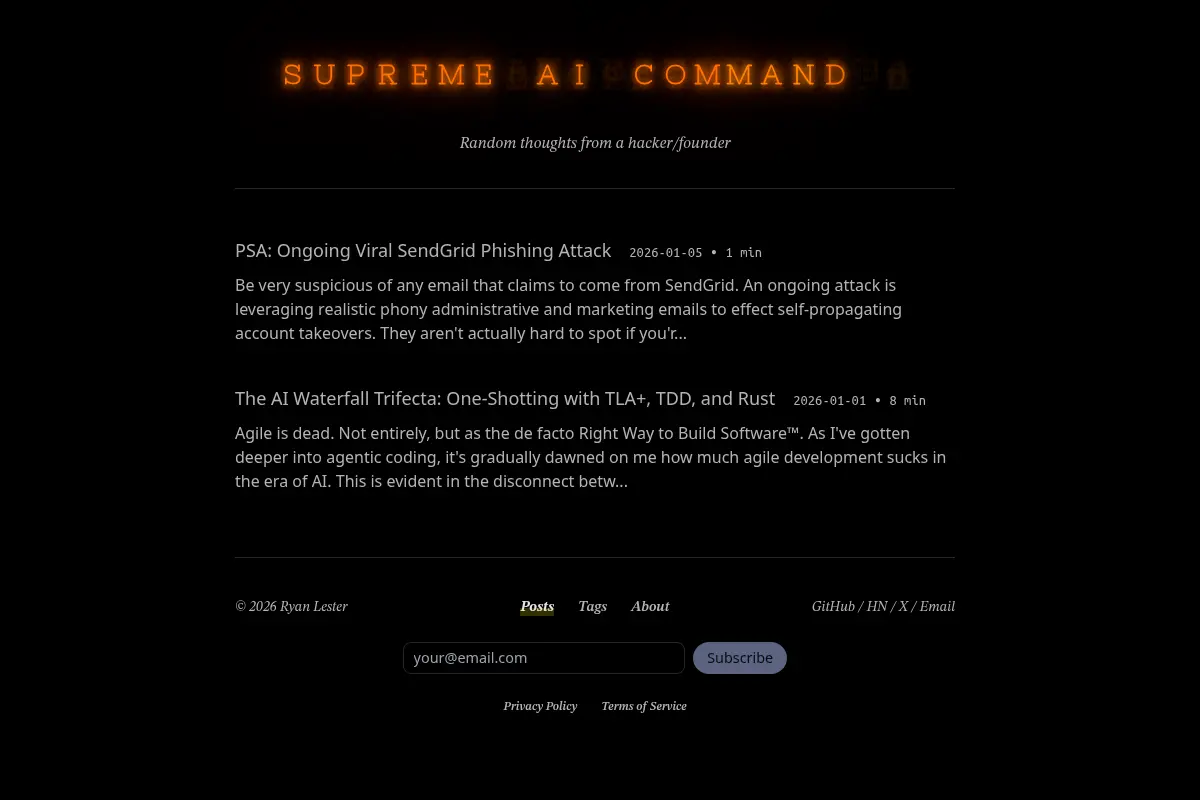 Supreme AI Commander