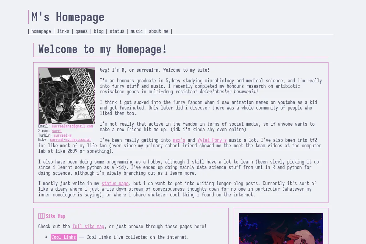 M's Homepage