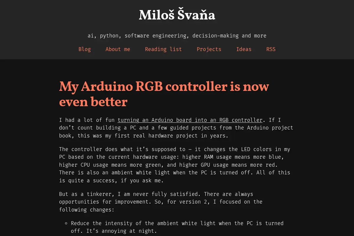 Miloš Švaňa – ai, python, software engineering, decision-making and more