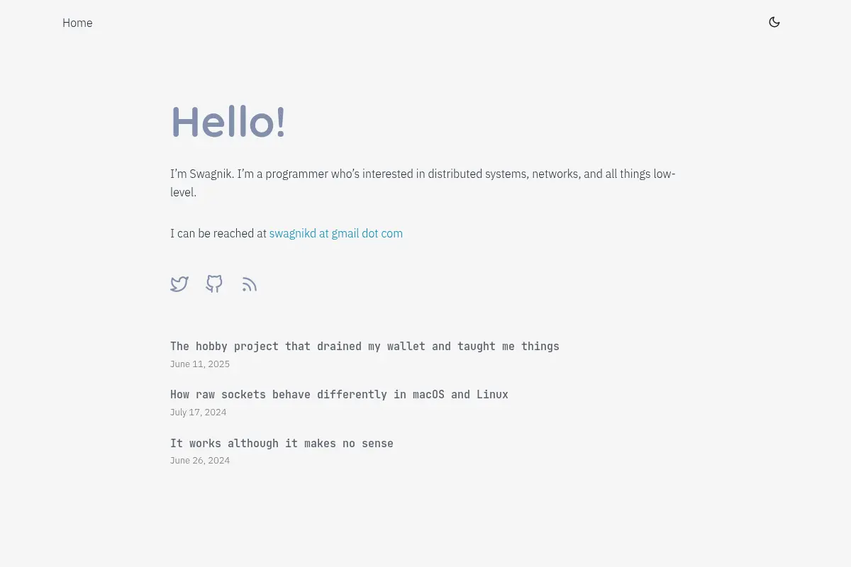 Swagnik's blog