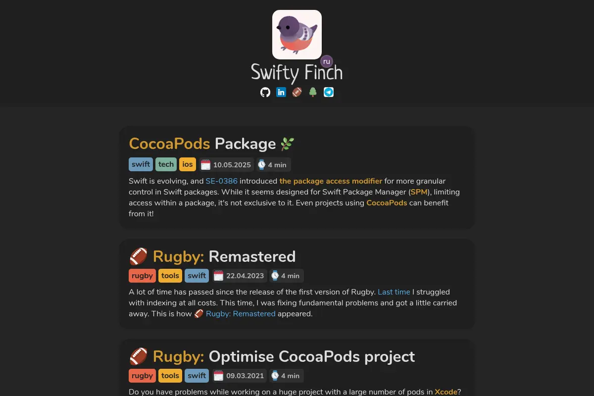 Swifty Finch