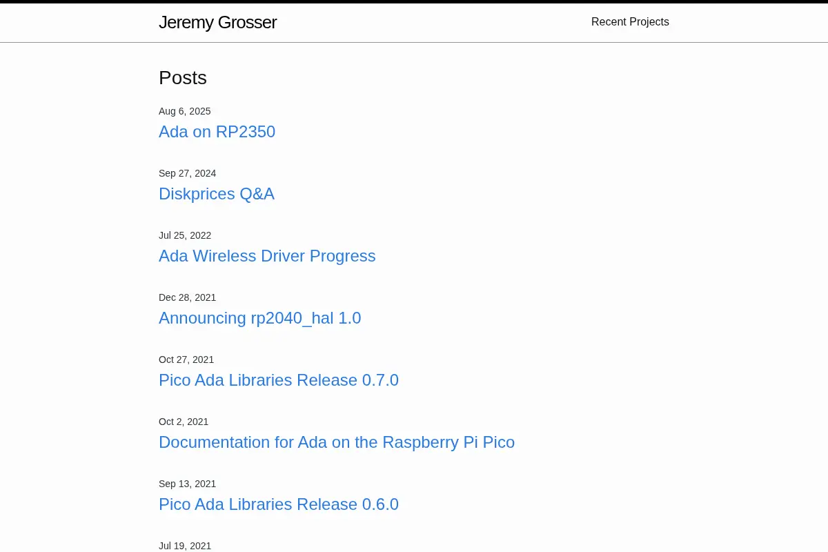 Jeremy Grosser | Hacks and slashes