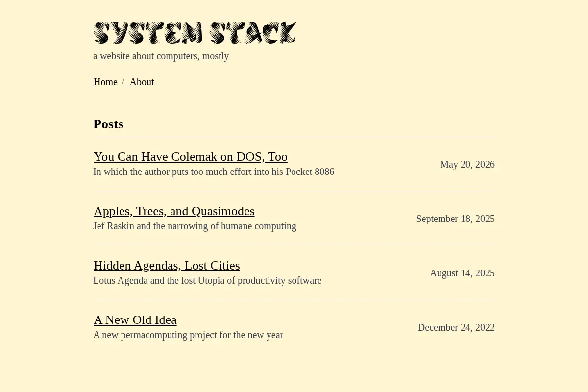 System Stack