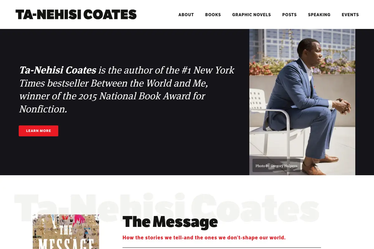 The Official Website of Ta-Nehisi Coates