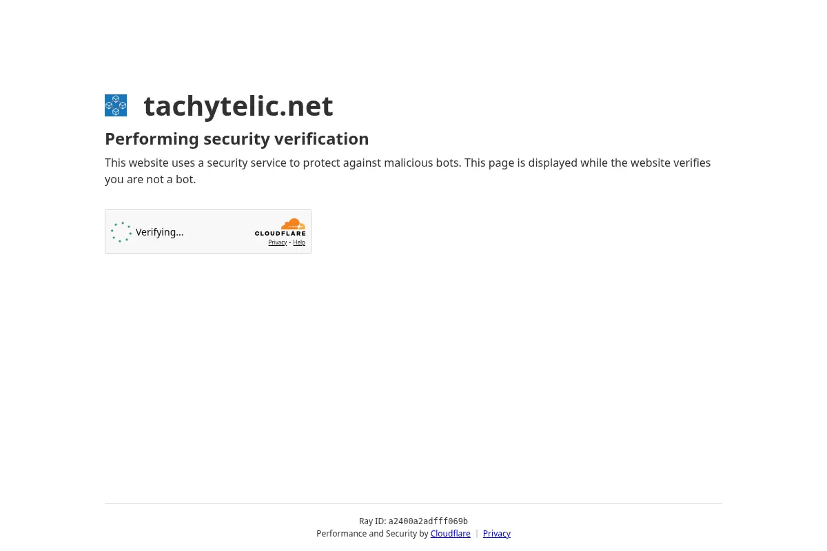 Tachytelic.net