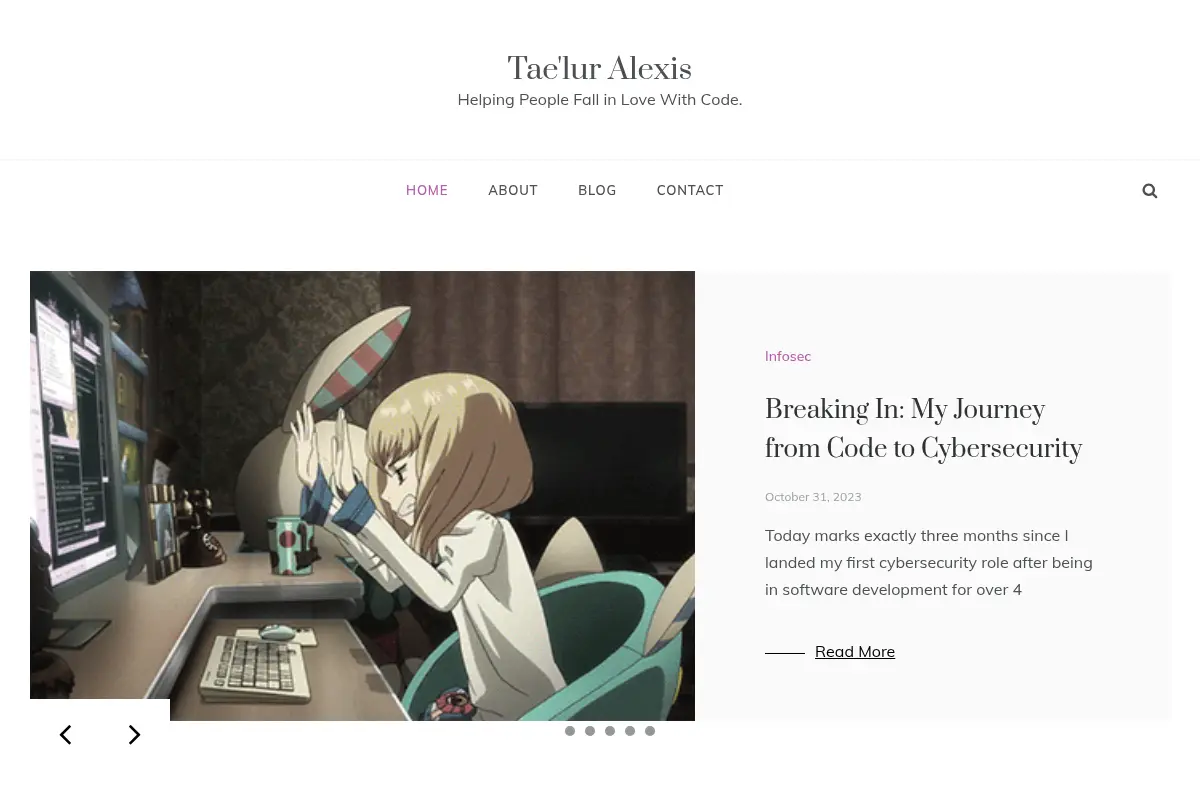 Tae'lur Alexis - Helping People Fall in Love With Code.