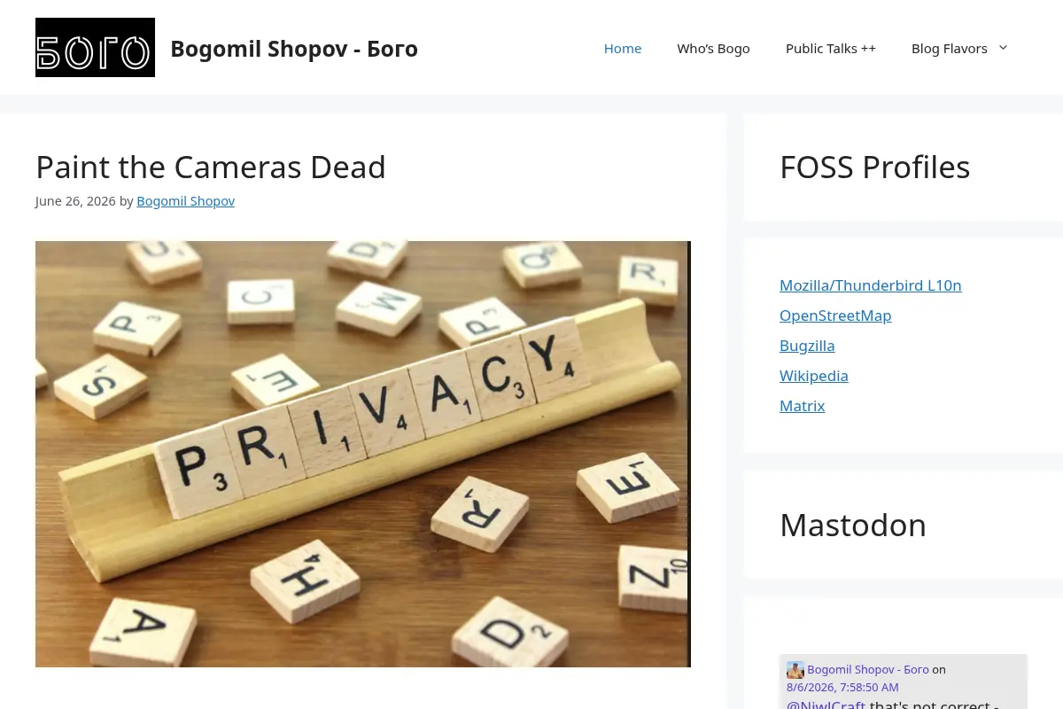 Bogomil Shopov – Бого – Human. $Hacker. Artist. Prague.
